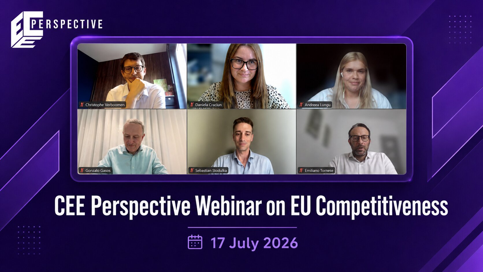 CEE Perspective Academy webinar on Europe’s competitiveness agenda
